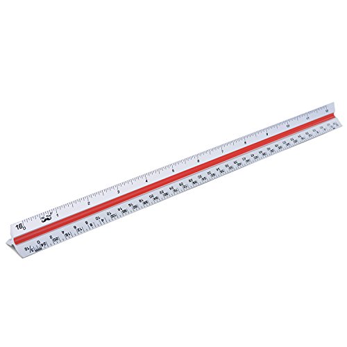 Mr. Pen Metric Engineer Scale Ruler, Ruler, 12" Aluminum Scale Ruler