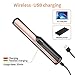 Hair straightener, MANLI Portable Cordless Hair Straightener Mini Flat Iron USB Rechargeable Anti-hot hand design Professional Heats Up Quickly Perfectthumb 3