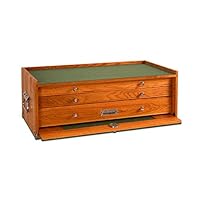 Gerstner International GI-M24 Red Oak 3-Drawer Mid-Base