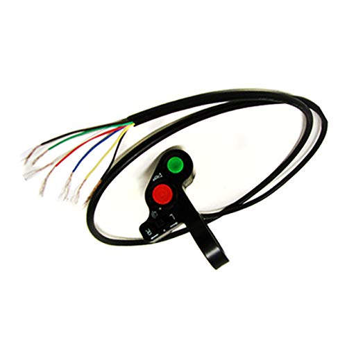 Yibid Motorcycle Turn Signal Light Horn 12v DC Switch Offroad On/Off Multi-function for 7/8'' Handlebar Dual Sport Dirt Bike Scooter Electrombile Modify Spotlight Cruiser Motocross Electrical Moped