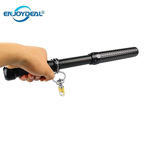 AMZVASO - Zoomable 2000 Lumen Q5 LED Baseball Bat Flashlight Tactical Self Defense Security Torch Lamp Lanterna Use 18650/AAA Battery