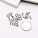 Linsoir Beads 0.55inch/7X14mm Screw Eye Pins for Jewelry Making Eyepins Hook Eyelets Screw Threaded Gold Tone Clasps Hooks for DIY Jewelry Making 200 pcs/lot