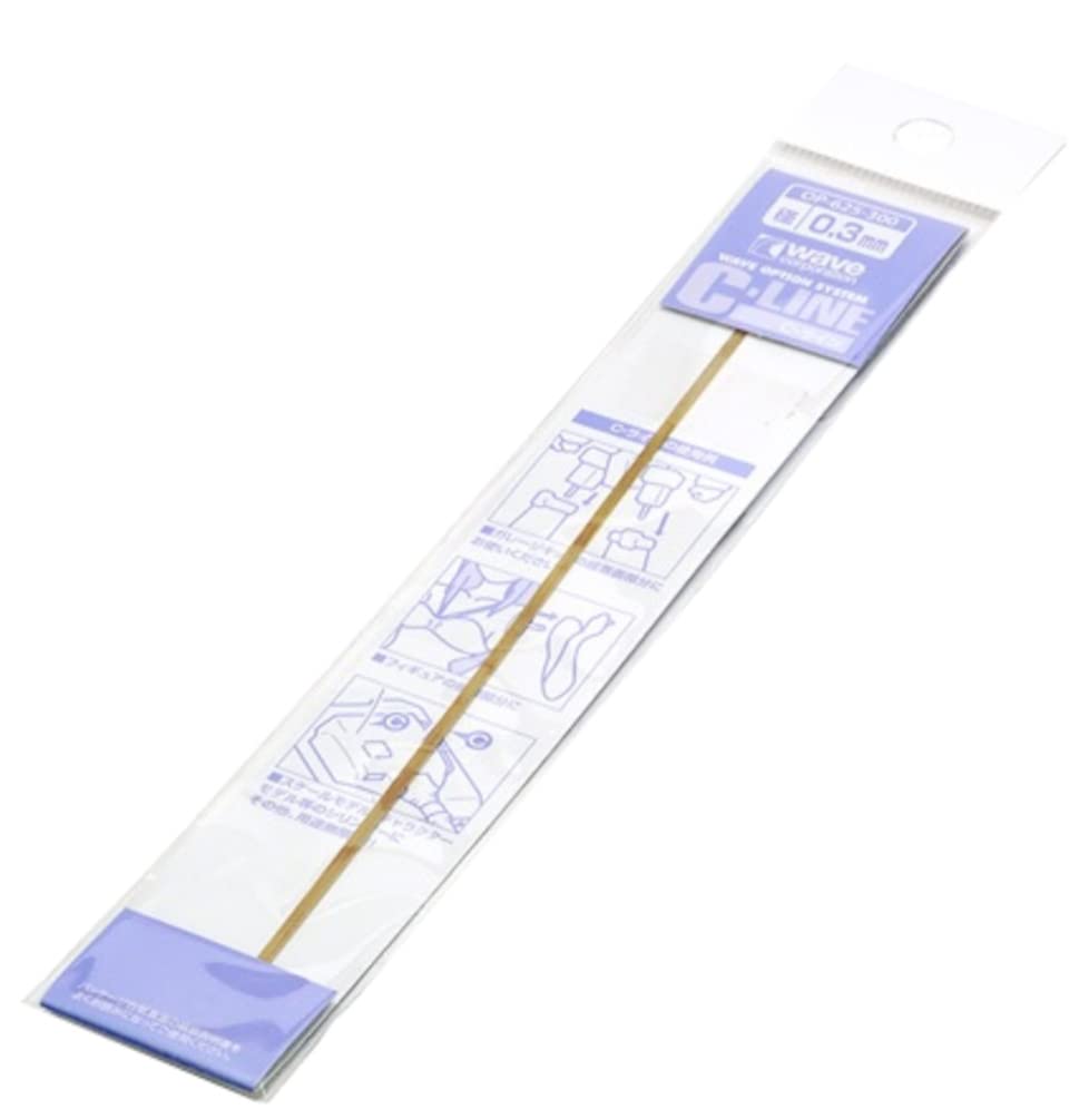 ウェーブ(Wave) オプションシステムシリーズ C・ライン 径0.3mm 6本入 ホビー用素材 OP-625商品画像