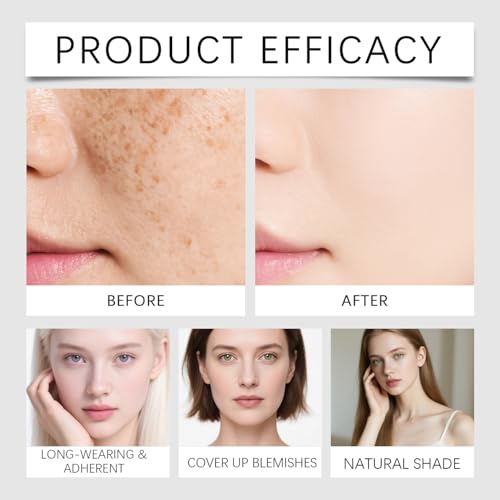 Color Changing Foundation Korea, 2026 New Skin Tone Adapting Liquid Foundation, Moisturizing Concealer Brighten Foundation for Self Adjusting Natural Finish All Skin Types (2Pcs)