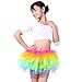 Anleolife Young Girl Rainbow Tutu Skirts For Birthday Christmas Gift (12 inch /34cm 1pcs)