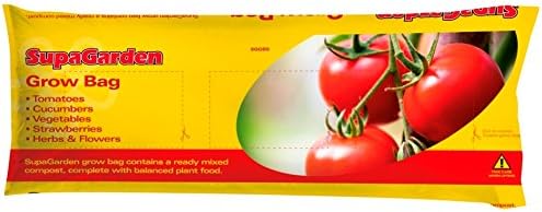 SupaGarden Reusable Grow Bag Planter Tomato Peas Beans Peppers Potato Veg 25 LT