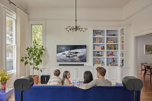 Sonos Arc Ultra Soundbar with Dolby Atmos and Voice Control - 9.1.4 Surround Sound for TV and Music - Black