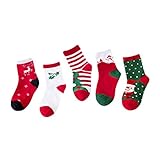 Kehen Unisex 5Pairs Baby Colorful Cotton Socks