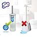 Toilet Brush Holder – Toilet Bowl Brush Set - Commercial Toilet Brush Set - Portable Toilet Bowl Brush Holder - Plastic Toilet Brush - Toilet Cleaner Brush – Toilet Bowl Brush Stand