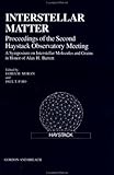 Interstellar Matter and Molecular Grains : Proceedings of the Symposium on Interstellar Molecules and Grains in Honor of Allan H. Barrett MIT, Cambridge, MA, June, 1987, Ho, P. T. and Moran, J. M., 0677219105