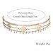Dolovely Dainty Gold Choker Necklace Sets for Women Fills Minimal Bead Layered Bohemia Friendship Necklace