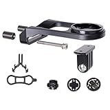 ZTTO Out-front Bike Mount For Garmin Cat Eye Bicycle Computer GPS Go Pro Sports Camera Light … (Black)