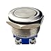 Ulincos® Momentary Push Button Switch U19A1 1NO SPST Silver Stainless Steel Shell Suitable for 19mm 3/4