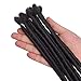 Noverlife 10 Strands 20cm/7.87″ Black Backcomb Twisted Dreadlock Extensions, Single End Synthetic Dreadlocks Accessories, Jamaica Punk Hip-Hop Reggae Hair Braiding Wigs Faux Locs Dreads for Men Womenthumb 3