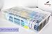Washi Tape Storage Box by Tanpopo Art | Clear Box Organizer with Adjustable Compartments [Box only, Tapes not Included]