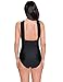 Grapent Women's Sexy Ruched Front Criss Cross Straps One-Piece Swimsuit Swimwear