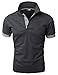 H2H Mens Casual Slim Fit Polo T-Shirts of Various Styles and Designed