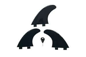 FUNKTION(ファンクション) Funktion Soft Fin TPU Flex Fin Set FCS fin 3pcs Black FKSF-3-BLK