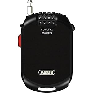 Abus CombiFlex 2503/120 Veiligheidskabel, Zwart, 120 cm