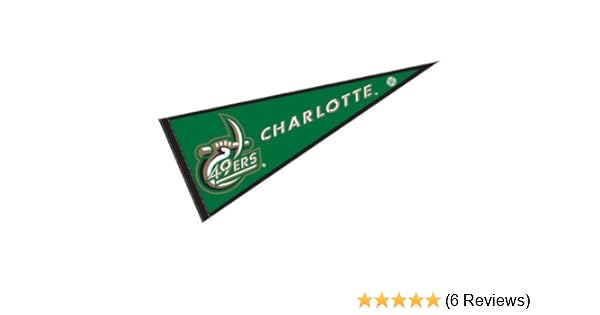 Amazon Com College Flags Banners Co Unc Charlotte Pennant