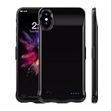 iPhone X Battery Case, Betteck 5200mAh Ultra Slim Portable Rechargeable Extended Backup Battery Charger Case Charging Case Juice Pack Battery Pack