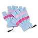 Livoty USB Heating Winter Gloves Women Hand Warm Gloves Heated Fingerless Warmer Mitten (Blue)