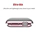amBand Compatible for Apple Watch Series 4 Screen Protector 40mm, Full Cover TPU Case Bumper Compatible for iWatch Series 4 Rose Gold
