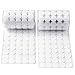 Heze 500pcs (250 Pair Sets) 20mm Diameter Sticky Back Coins Hook & Loop Self Adhesive Dots Tapes Magic Sticky Dots(White)