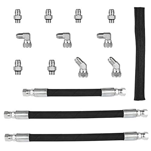 High Pressure Oil Pump HPOP Lines for 99-03 Ford 7.3L Powerstroke/Hoses Set with Crossover line