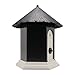 CY Ultrasonic Outdoor Dog Bark Controller Anti Barking House No Barking Household Training Tool Device in Birdhouse Shape (Black)