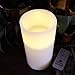 FLAMELESS PILLAR CANDLE WITH REMOTE Control by LED Lytes, Single Tall Battery Candle, 4x 8