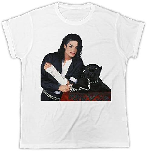 Cool Funny Michael Jackson Panther Movie Poster Cool Tshirt Poster Ideal Gift Birthday Present Unisex Mens Tshirt