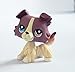 new brand Littlest Pet Shop LPS #1262 2 Different Color Eyes Toys Plum Cream Collie Dog