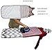 Balffor Ironing Board Cover and Pad (White & Gray, 18