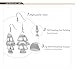Kemstone Brushed Satin Finish Fish Earrings Silver Plated Dangle Earrings for Women Casual Jewelry Gift
