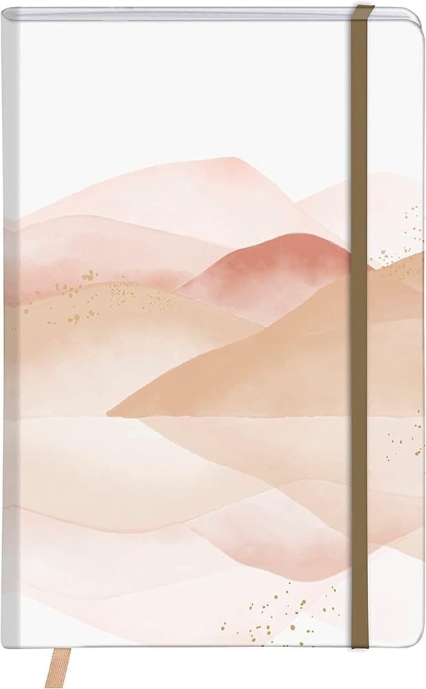 Clairefontaine 115965C - Rigid Lined Notebook with Geometric Patterns - A6 10.5x14.8cm 160 Pages United White Paper 90g - Evanescence - Mixed Delivery