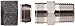 Parker CPI 4-4 FBZ-SS 316 Stainless Steel Compression Tube Fitting, Adapter, 1/4