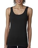 Next Level womens Next Level The Jersey Tank(3533)-BLACK-S