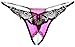 Ochiria HOT Lace Sexy Lingerie For Women For Sex Crotchless G String3 Panty Thong ,Pink,One size