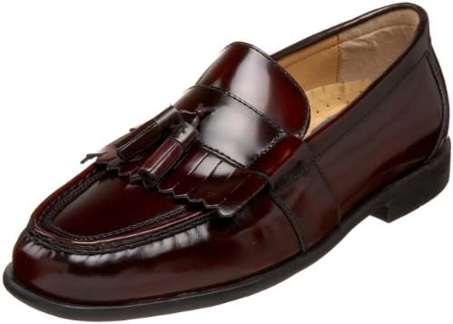 Nunn Bush mens Keaton Kiltie Tassel Slip-on Loafer, Burgundy, 11