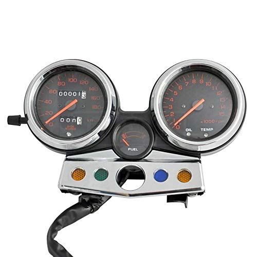 StoreDavid - Motorcycle LED Electronic Tachometer Speedometer Odometer Accessory Gauge Kit for Honda CB400 CB 400 NC36 1995 1996 1997 1998 96 (Orange)
