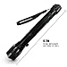 Mini Protable Aluminium Alloy Handheld Glare Flashlight, Tiny Ex-Electric Torch - Tactical Ultra Bright LED Flashlight for outdoor, Required 2 AA Battery (not included), Black