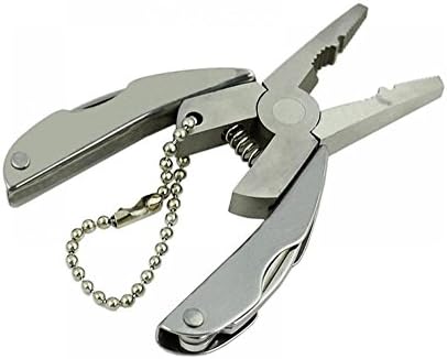 JXULE Portable Multi Function Folding Pocket Tools Plier Keychain Keyring Cute
