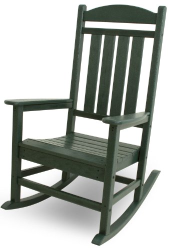 POLYWOOD R100GR Presidential Rocker, Green