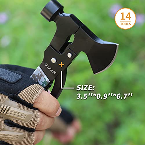 Camping Multitool Axe Hatchet, AllynX Camping Accessories Survival Gear