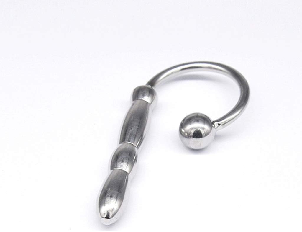 ZBZYXA Men's Stainless Steel Metal Ureteral Catheter Health And Safety Non-toxic Toy Stick Sounder wand T-shirt Trousers