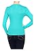 G2 Chic Women's Basic V-Neck Long Sleeve Thermal Jersey Knit Tee