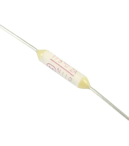 Uxcell 10-Pack L33 Thermal Fuse – 130°C, 250V 2A, Axial Leads – For Motors, Transformers & Appliances