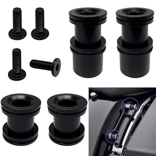 Motorcycle 4 Point Docking Hardware Kits Quick Release Luggage… at Amazon