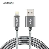 2Pack Apple Lightning to USB Sync & Charging Cable Super Speed Extra Long Nylon Braided USB Cable for iPhone 6, 6 Plus, iPod Touch 5/6, iPad Air and More Apple devices